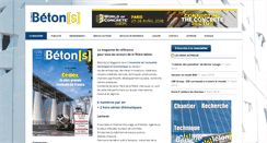 Desktop Screenshot of betons-lemagazine.fr