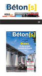 Mobile Screenshot of betons-lemagazine.fr